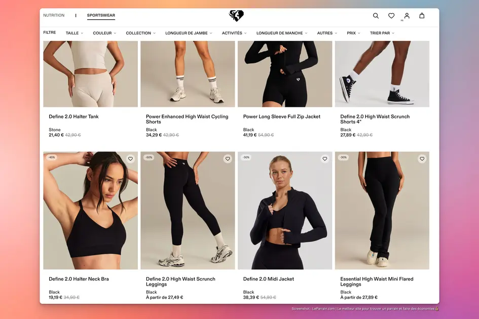20% de remise extra chez Women's Best ce weekend !