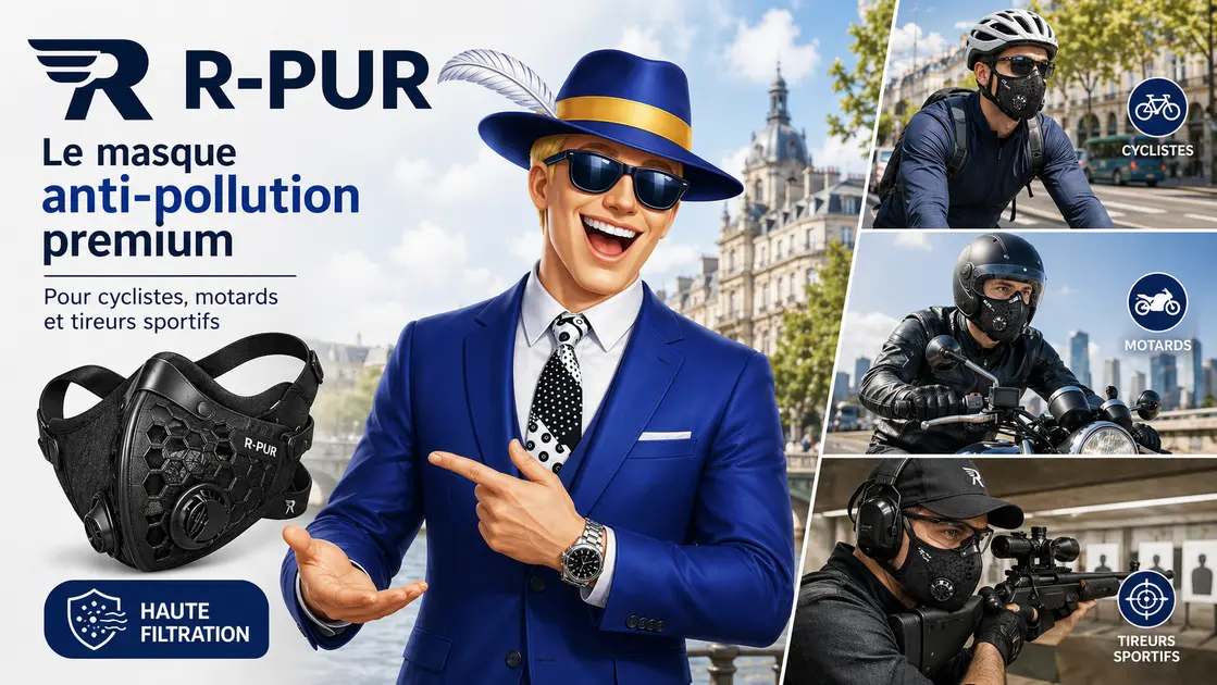 French Days : R-PUR vous offre 15% de remise sur les masques anti-pollution