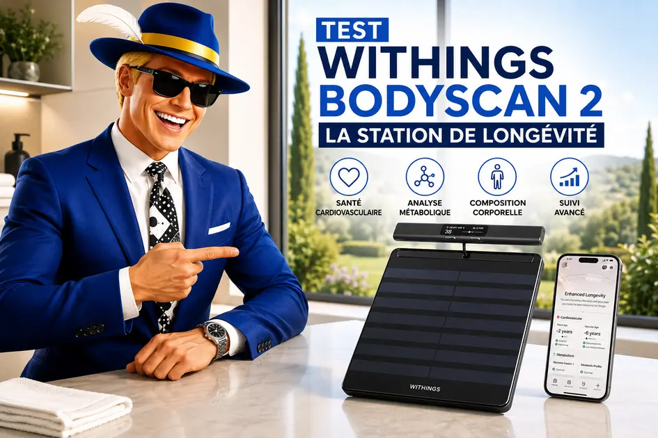 Test Withings BodyScan 2 : la balance connectée qui veut devenir votre station de longévité